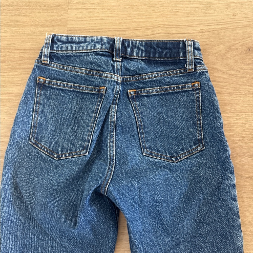 Abercrombie Fitch Jeans Curve Love Ankle High Rise Size 24 00 Dark Wash - Picture 4 of 5